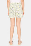 Rosaline Mystic Town Knit Cotton Shorts (Pack of 2) - White Purple — thumbnail 9